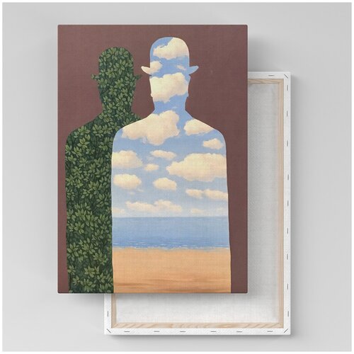 Картина на холсте с подрамником / Magritte Rene - High Society / Магритт Рене