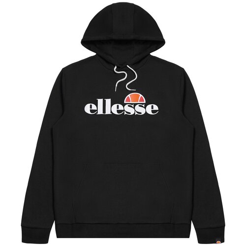 фото Худи ellesse, силуэт прямой, средней длины, капюшон, размер xs, черный