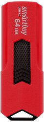 Флеш-накопитель USB 3.0/3.1 Gen1 Smartbuy 64GB STREAM Red (SB64GBST-R3)