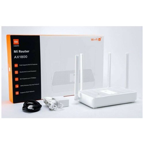 Маршрутизатор Wi-Fi Xiaomi Mi Router AX1800 RA67 (DVB4258GL) (723643)