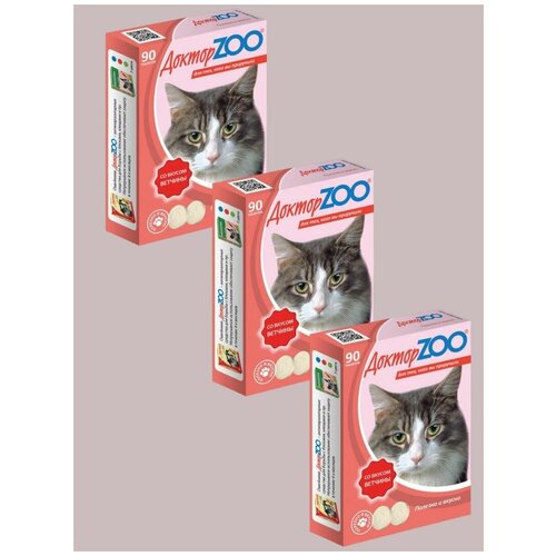 Витаминное лакомство для кошек Доктор ZOO Ветчина