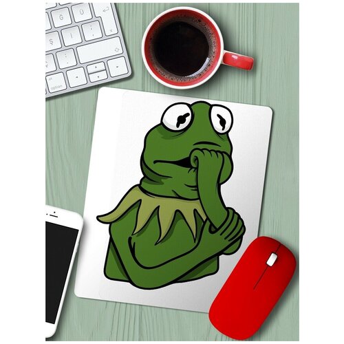 Коврик для мыши с принтом Разное Мемы pepe, пепе, лягушка, грустный, мем, meme - 24850