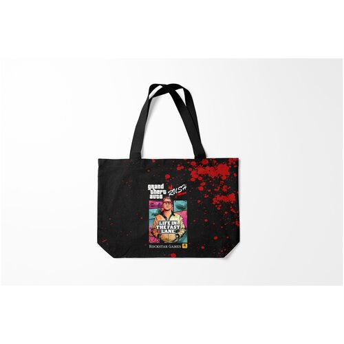 фото Сумка-шоппер / 46х35 см / геймерам / gta grand theft auto rush burnettie