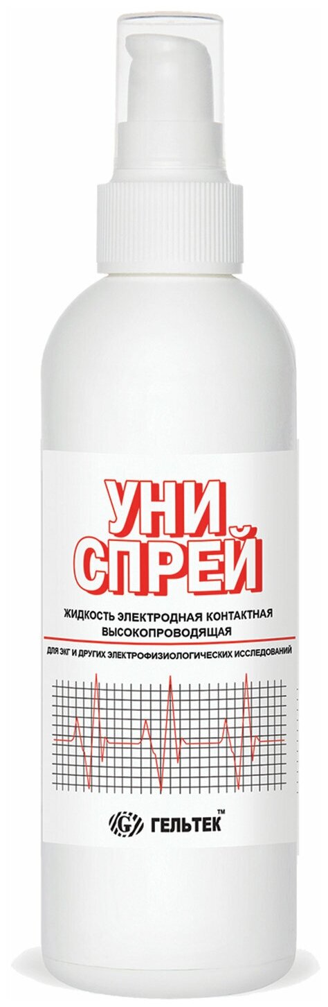 фото Жидкость для ЭКГ 200 г гельтек униспрей спрей