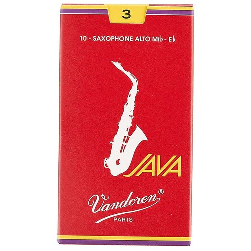 Трость для саксофона альт-Vandoren SR-263R (№ 3), серия Java