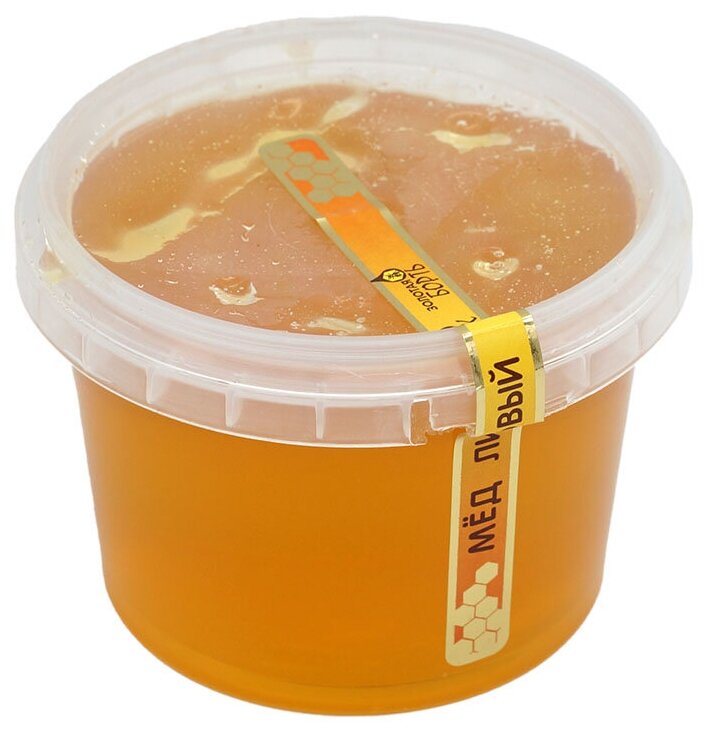 Мёд натуральный Башкирский липовый "Башкирская медовня" 400 гр пластик