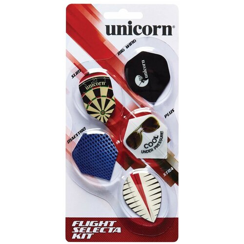 Набор из 5-ти комплектов оперений Unicorn Flight Selecta Kit лампа selecta