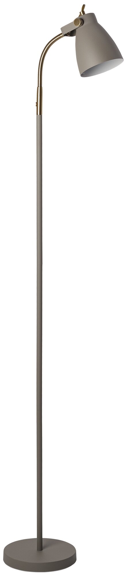 Светильник напольный HT-733GY, ARTSTYLE, серый/ латунь, металлический, E27