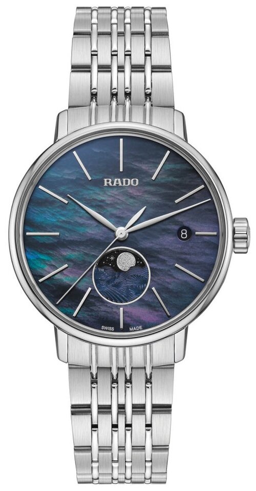 Наручные часы RADO Coupole Classic Наручные часы Rado 01.084.3883.4.291, синий, серебряный