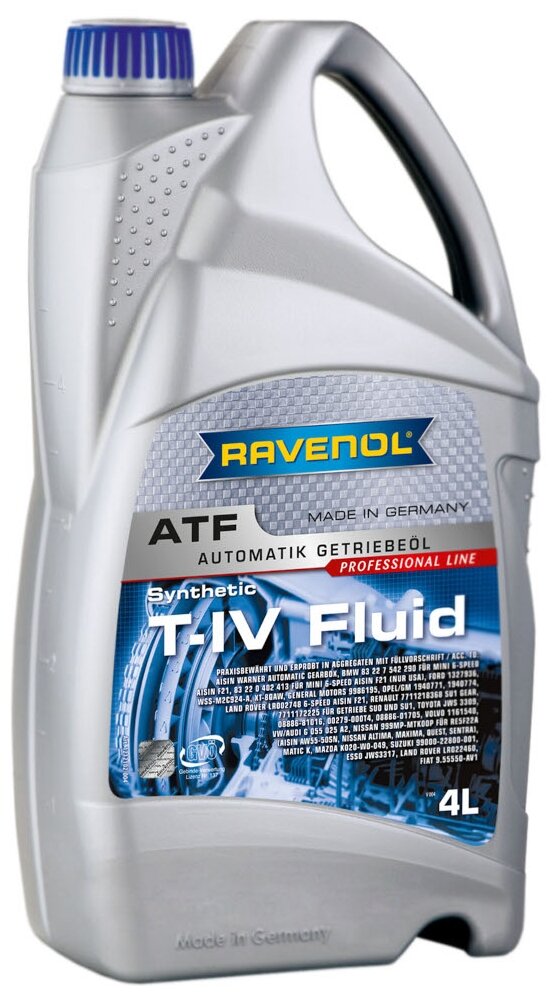 Масло трансмиссионное RAVENOL ATF T-IV Fluid 50