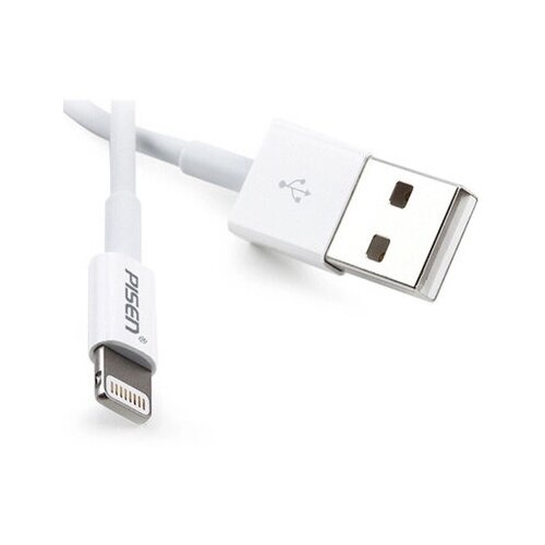 Кабель USB - Lightning (для iPhone) Pisen AL02 (1.5 м) Белый
