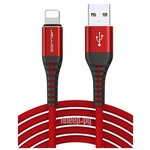 Аксессуар Jellico KDS-25 USB - MicroUSB 1.2m Red - изображение