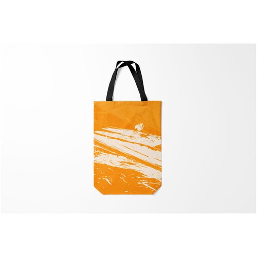 фото Сумка-шоппер / 31х42 см / аниме / хвост феи оранжевые тона burnettie