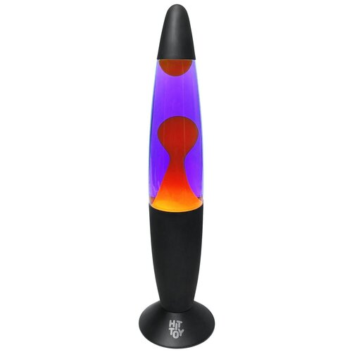Лава-лампа 41 см Черный, Фиолетовый/Оранжевый