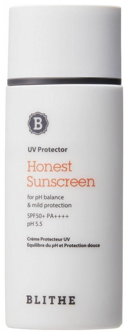 Blithe Балансирующий солнцезащитный крем UV Protector Honest Sunscreen, 50мл