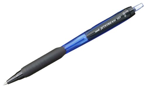 Шариковая автоматическая ручка UNI Jetstream SXN-101-05, синий, 0.5 мм. 12 шт.