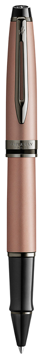 Ручка роллер Waterman Expert DeLuxe 2119264 Metallic Rose Gold RT F черные чернила подар.кор.