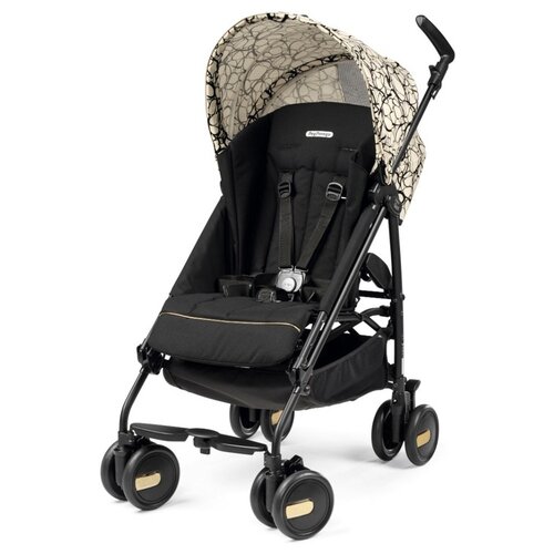 аксессуары для колясок peg perego бампер передний для коляски pliko mini Прогулочная коляска Peg-Perego Pliko Mini Classico, graphic gold