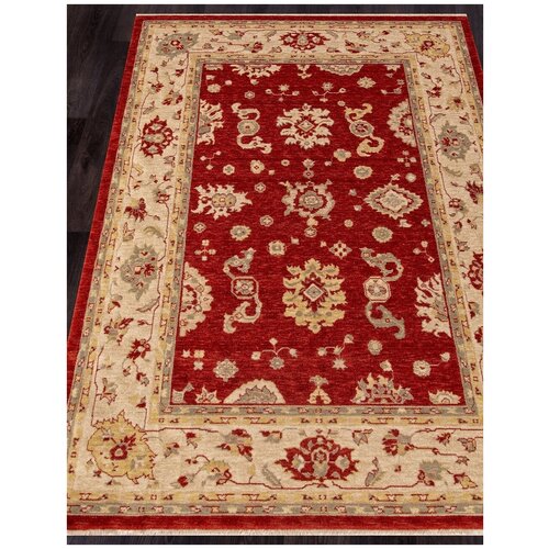 Ковер NAIN - Прямоугольник Красный, Классический, RUST-CREAM (85 на 143)