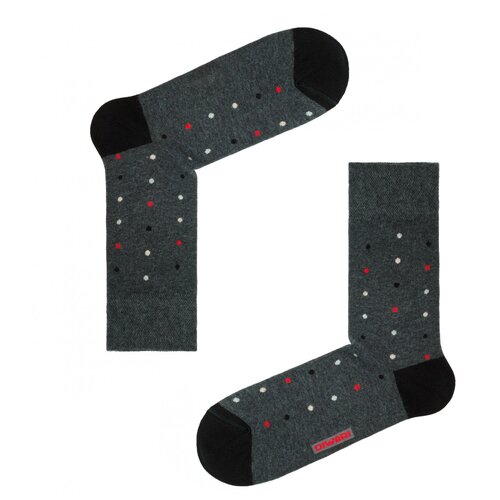 фото Мужские носки diwari серо-бордовые, рис. 035, размер 25