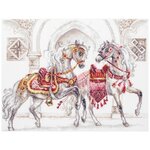 Чудесная Игла Набор для вышивания Королевские скакуны 40 х 31 см, 130-080 - изображение