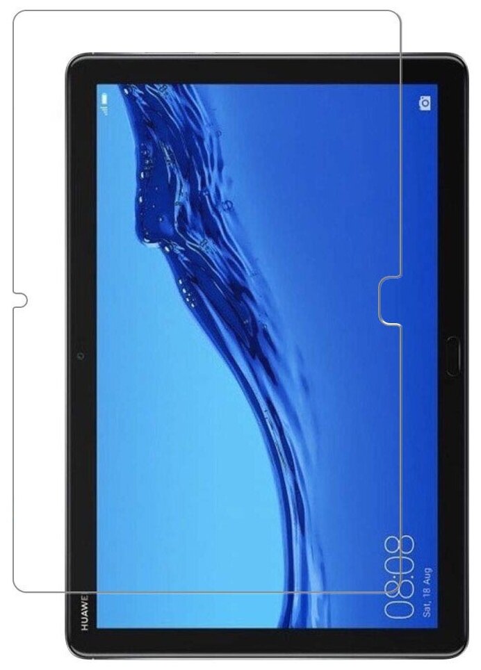 Защитное противоударное стекло MyPads для планшета Huawei MediaPad M5 Lite 10 (BAH2-L09/W09/AL10) с олеофобным покрытием