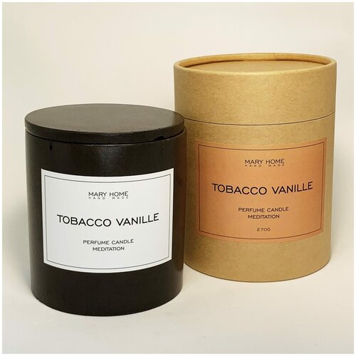 Парфюмерная свеча “Tobacco Vanille” Perfume Candle Meditation