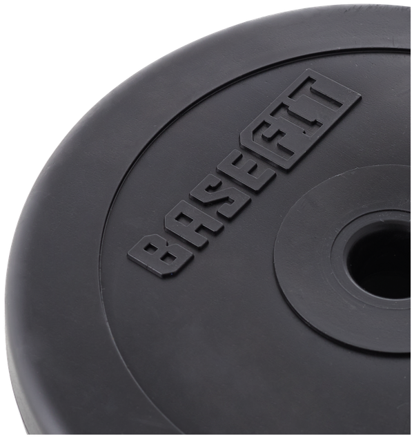 Диск пластиковый BASEFIT BB-203 5 кг, d=26 мм, черный