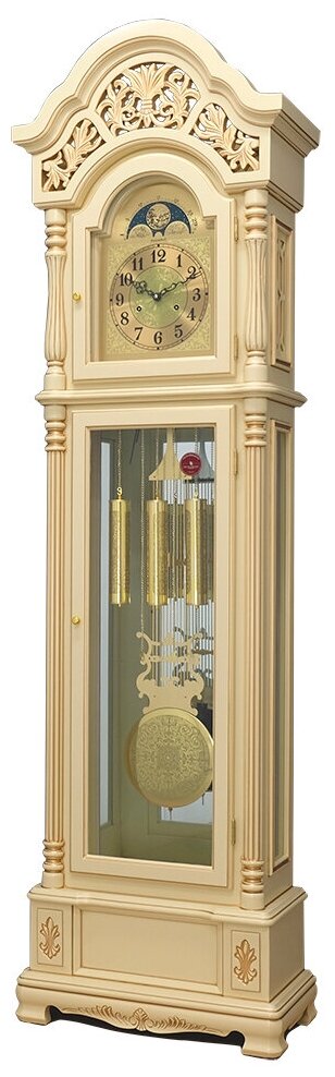 Часы напольные Columbus CR9235-PG-Iv «Талант мастера-II» ivory