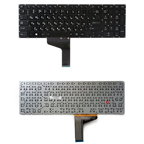 Клавиатура для ноутбука Toshiba AEBDAE00020-EN черная без рамки 225000₽