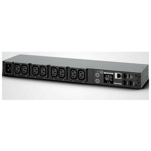 Блок распределения питания CyberPower PDU31005 (PDU31005 (PDU20MHVIEC8FNET)) распределитель питания cyberpower pdu31005 3 м 8 розеток