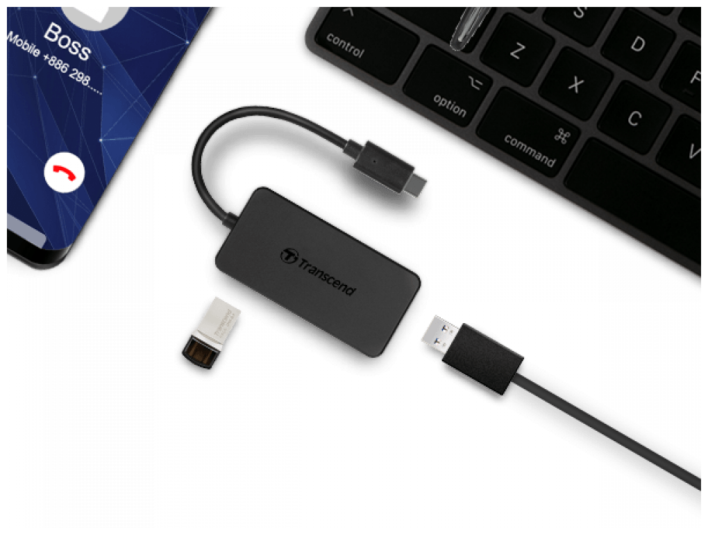 USB-концентратор Transcend (TS-HUB2C)