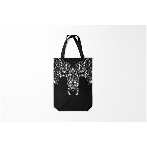 фото Сумка-шоппер / 31х42 см / популярные иллюстрации / татуировки узор в стиле маори полинезия burnettie