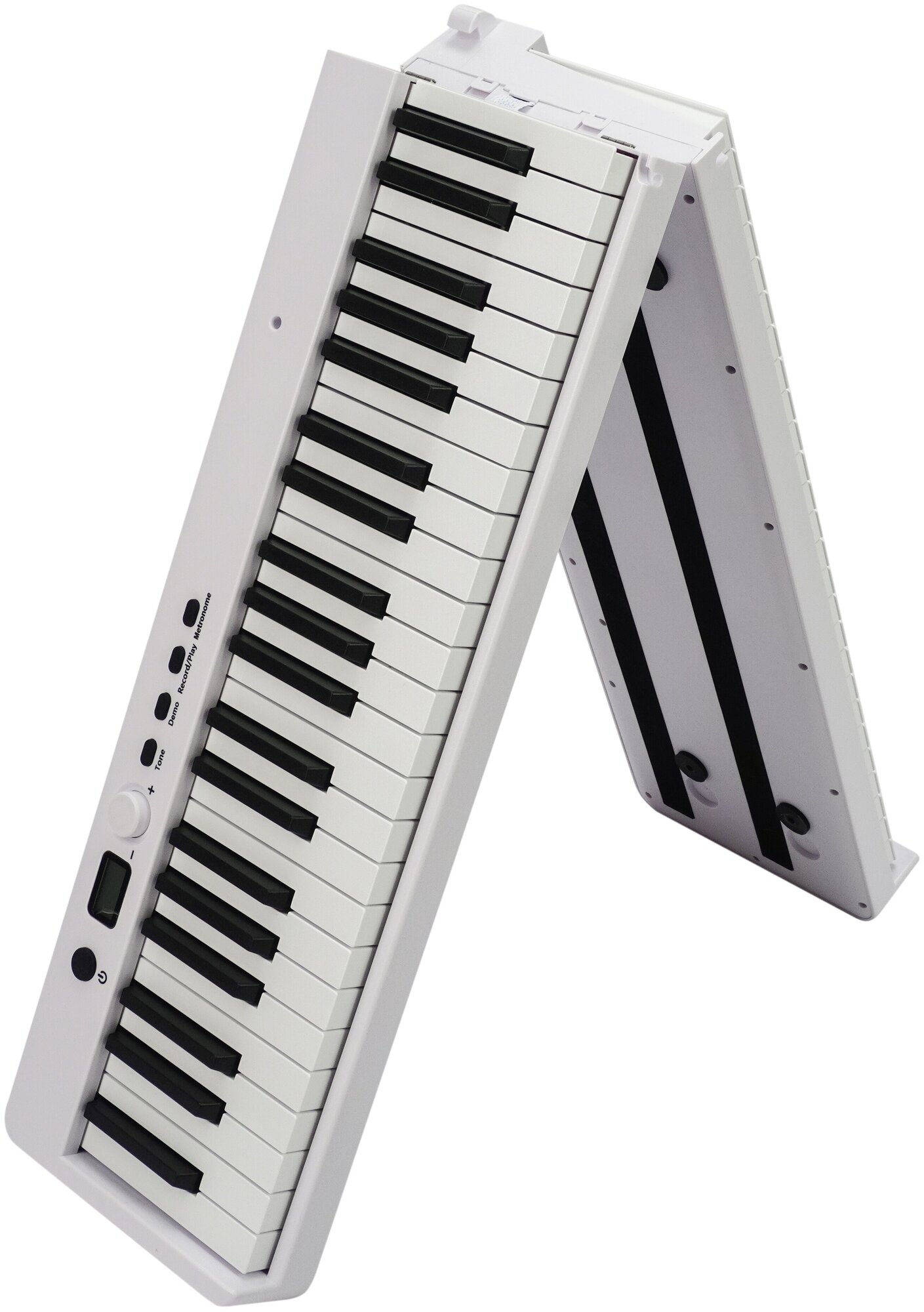 Портативное складное пианино с динамической клавиатурой PianoSolo Pro 3 White