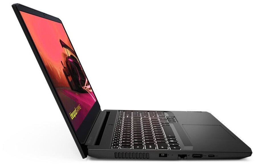 Ноутбук Lenovo Gaming 3 15ACH6 82K201D1RK AMD Ryzen 5 5600H 33Ghz8192Mb256Gb SSDnVidia GeForce RTX 3050 4096MbWi-FiBluetoothCam1561561920x1080No OS