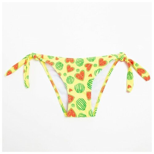 фото Плавки купальные для девочек minaku на завязках, рост 86-92 см