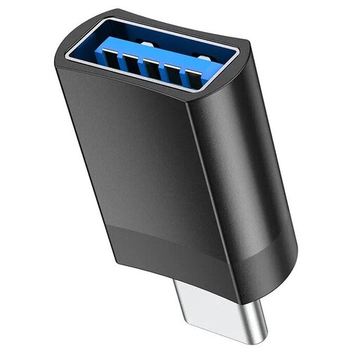 Аксессуар Hoco UA17 USB 3.0 Type-C Black 6931474762016 аксессуар hoco ua17 otg usb 2 0 lightning black 6931474761989