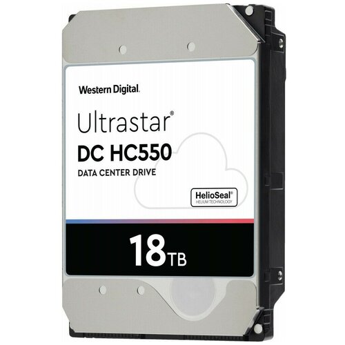 Жёсткий диск WD 18Tb SATA-III WD HGST Ultrastar HC550 0F384590F38467 WUH721818ALE6L4 2804000₽