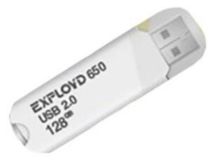Накопитель USB 2.0 128GB Exployd 650 белый - фото №6