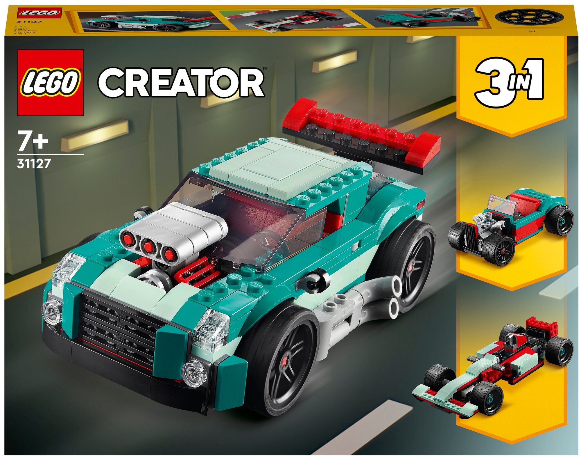 Конструктор LEGO Creator 31127 Уличные гонки, 258 дет.