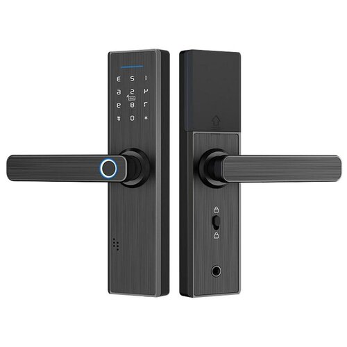 HDcom SL-804 Tuya-WiFi- биометрический Wi-Fi умный замок на дверь - универсальный монтаж на левую и правую дверь в подарочной упаковке