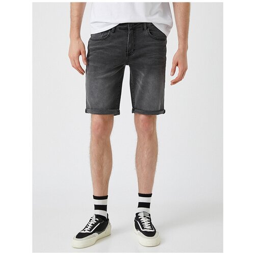 фото Шорты koton men, 1yam43021ld, цвет: grey, размер: 32