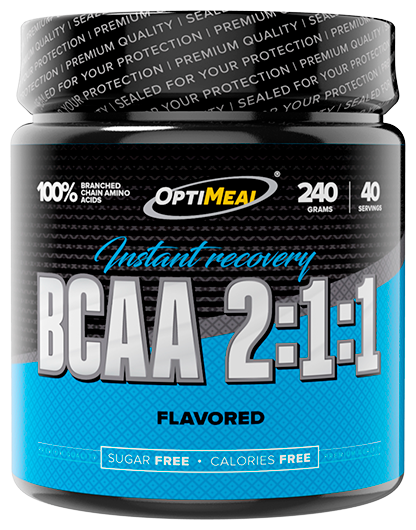 OptiMeal BCAA 2:1:1 instant 240 грамм. Вкус дыня