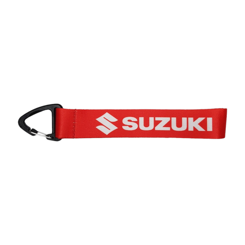 фото Брелок frm, suzuki, белый-красный