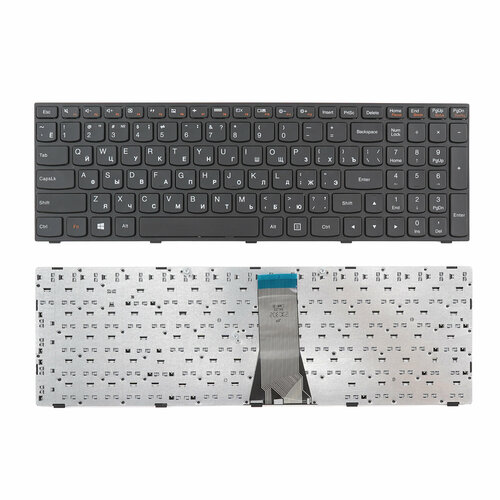 Клавиатура для ноутбука Lenovo B50-30, G50-30, Z50-70 черная с рамкой клавиатура для lenovo ideapad g50 b50 g50 30 z50 g50 70 g50 45 t6g1 ru g50 ru 25214796 чёрная