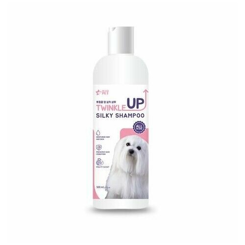 DEOPROCE Шампунь для собак для придания блеска PETERPET TWINKLE UP SILKY SHAMPOO 500 мл