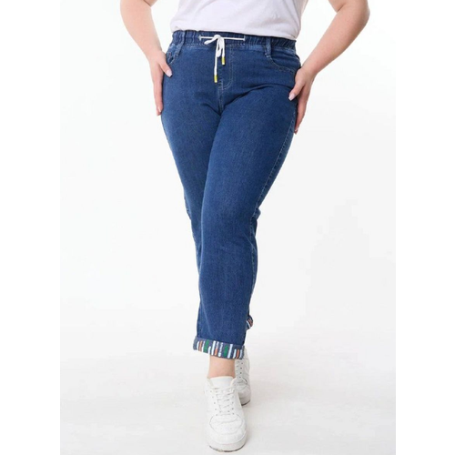 Джинсы мом , размер 31, синий джинсы мом twinset milano прилегающие размер 31 синий