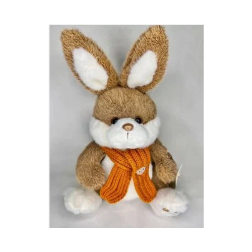 фото Мягкая игрушка кролик 30 см с шарфом ip21vek