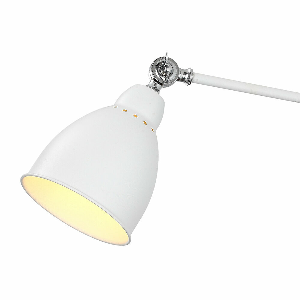 Бра Arte Lamp Braccio A2055AP-1WH, E27, 60 Вт, кол-во ламп: 1 шт., белый - фотография № 5