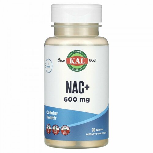 KAL, NAC+, 600 mg, 30 Tablets